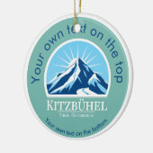 Kitzbühel Tirol Oostenrijk ski kerst Ornament (Links)