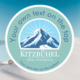 Kitzbühel Tirol Oostenrijk Skigebied Österreich Sticker