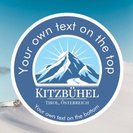 Kitzbühel Tirol Oostenrijk Skigebied Österreich Sticker