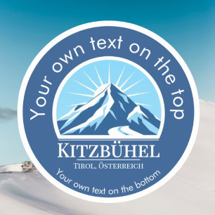 Kitzbühel Tirol Oostenrijk Skigebied Österreich Sticker