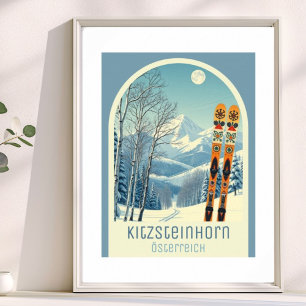 Kitzsteinhorn Oostenrijk ski vakantie Poster