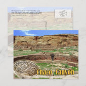 Kiva op Chetro Ketl, Chaco Canyon, New Mexico Briefkaart (Voorkant / Achterkant)