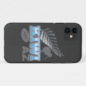 KIWI AZ rugbyvogel en zilverfern Case-Mate iPhone Case (Achterkant (horizontaal))