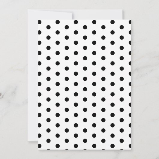 Kiwi Baby shower Waterverf Polk Stippen Kaart (Achterkant)