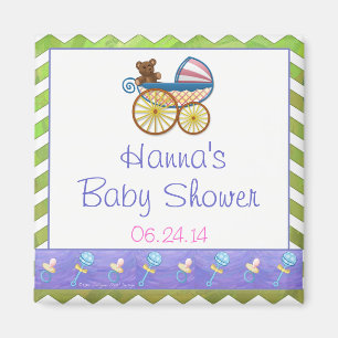 Kiwi Bash Green Chevron Baby Stuff Magneet