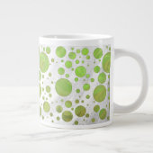 Kiwi Bash Green Polka Dot Grote Koffiekop (Rechts)