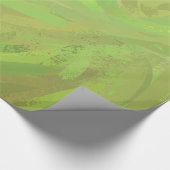 Kiwi Bash Green Swirl Cadeaupapier (Hoek)