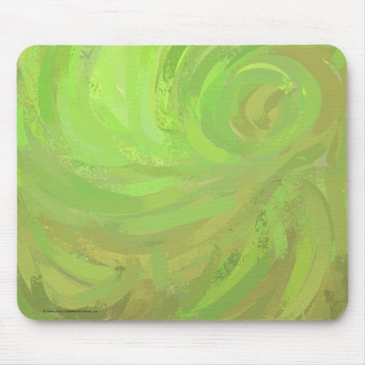 Kiwi Bash Green Swirl Muismat (Voorkant)