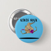 Kiwi Bass Guitar Ronde Button 5,7 Cm (Voorkant /achterkant)
