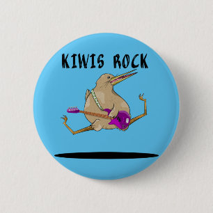 Kiwi Bass Guitar Ronde Button 5,7 Cm