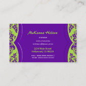 Kiwi Berry Visitekaartje (Achterkant)