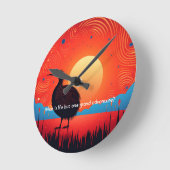 Kiwi bij Twilight: Het Natuurwonder van Nieuw-Zeel Ronde Klok (Hoek)