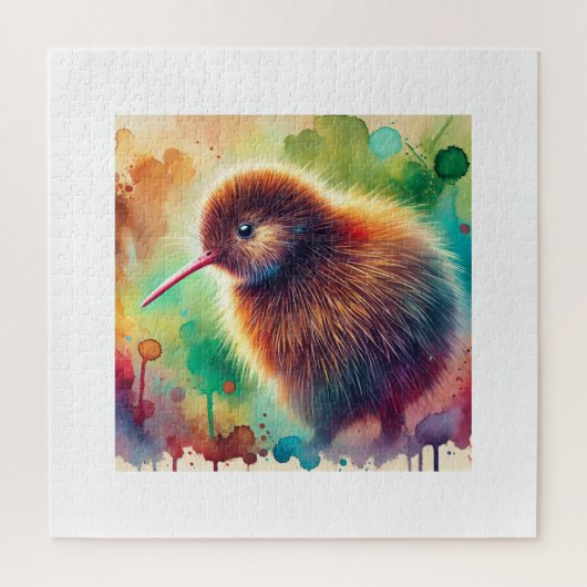 Kiwi Bird 010924AREF107 - Watercolor Legpuzzel (Verticaal)