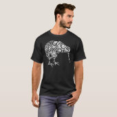 Kiwi Bird Aotearoa New Zealand Tribal Style T-shirt (Voorkant volledig)