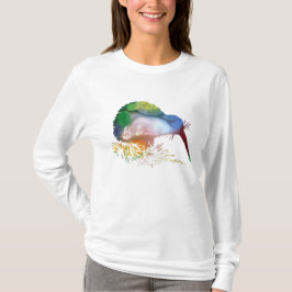 Kiwi Bird Art T-shirt