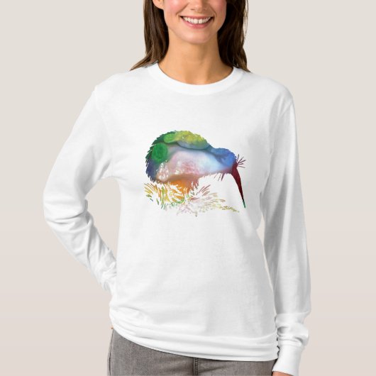 Kiwi Bird Art T-shirt (Voorkant)