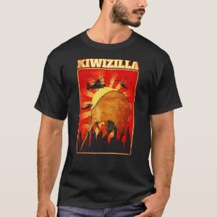 Kiwi Bird Bird Kiwizilla T-shirt
