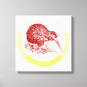 Kiwi Bird Canvas Afdruk (Voorkant)