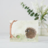 Kiwi Bird en Kiwi Fruit Briefkaart (Staand voorkant)