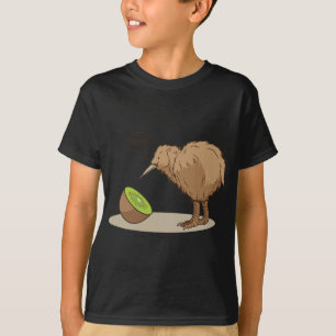 Kiwi Bird Fruit New Zealand Mama Fun T-shirt