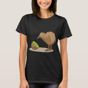 Kiwi Bird Fruit New Zealand Mama Fun T-shirt
