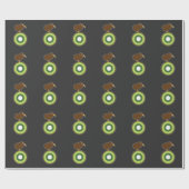 Kiwi Bird Funny Kiwi Fruit Gift Cadeaupapier (Vlak)