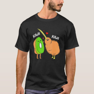 Kiwi Bird Kiwi Fruit I Love Kiwi Mannen T-shirt