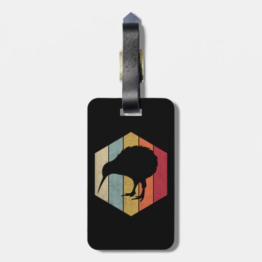 Kiwi Bird Lover New Zealand Kiwi Bird Bagagelabel (Achterkant verticaal)