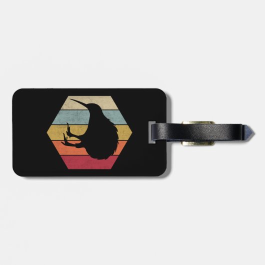 Kiwi Bird Lover New Zealand Kiwi Bird Bagagelabel (Achterkant horizontaal)