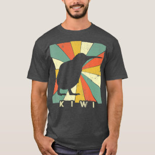 Kiwi Bird Lover Retro Style Animal T-shirt
