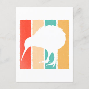 Kiwi Bird Lover Retro Style Kiwi Bird Briefkaart