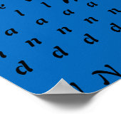 Kiwi Bird, Moon & New Zealand text/Bro Posters (Hoek)