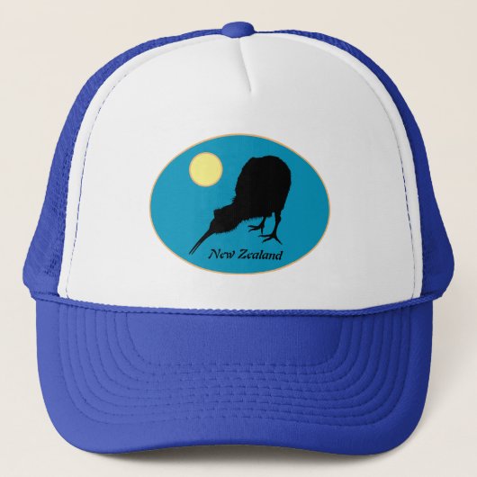 Kiwi Bird & Moon, Nieuw-Zeeland, Bro Mode/Pet Trucker Pet (Voorkant)
