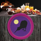 Kiwi Bird & Moon - Nieuw-Zeelandse partij / BBQ Papieren Bordje