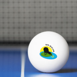 Kiwi Bird & New Zealand Games / Sports Pingpongbal