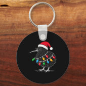 Kiwi Bird New Zealand Holiday Christmas  Sleutelhanger (Voorkant)