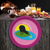 Kiwi Bird & New Zealand/party borden Papieren Bordje