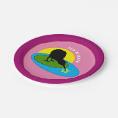 Kiwi Bird & New Zealand/party borden Papieren Bordje (Gekanteld)