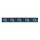 Kiwi Bird & New Zealand Wrapping / blue Grosgrain Lint (Voorkant)