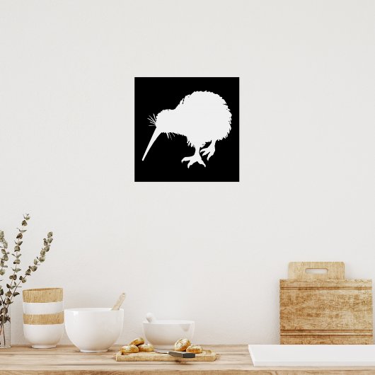 Kiwi Bird Poster (Keuken)