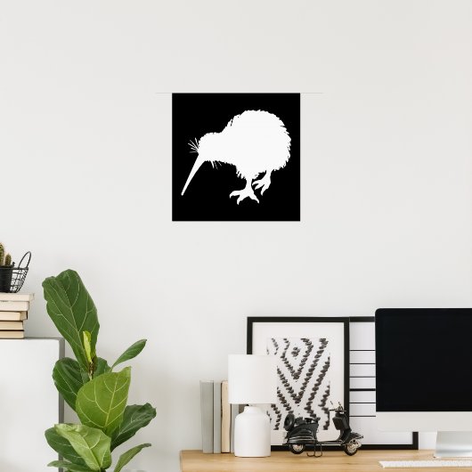 Kiwi Bird Poster (Thuiskantoor)
