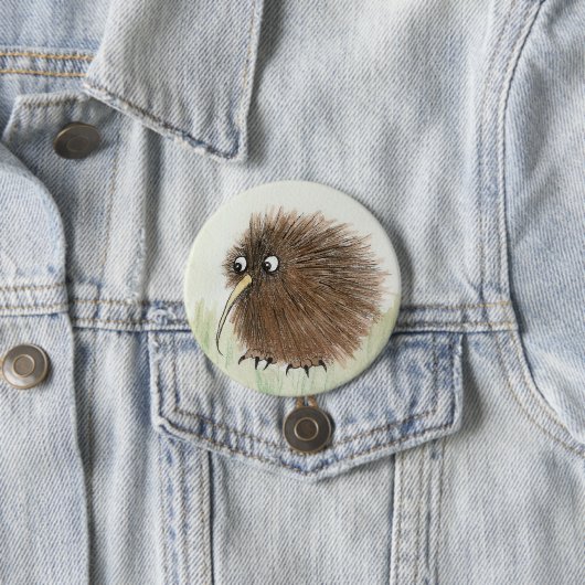Kiwi Bird Ronde Button 7,6 Cm (In situ)