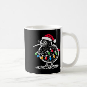 Kiwi Bird Santa Hat Christmas Light Birdin Koffiemok