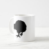 Kiwi Bird Silhouette Koffiemok (Voorkant links)