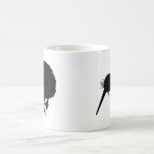 Kiwi Bird Silhouette Koffiemok (Center)