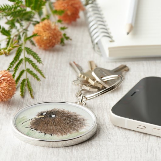 Kiwi Bird Sleutelhanger (Zijkant)