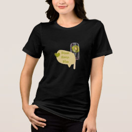 Kiwi Black Ice Cream Tri-Blend Shirt