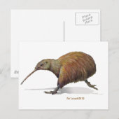 kiwi briefkaart (Voorkant / Achterkant)