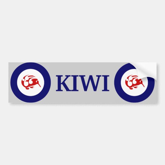 KIWI-Bumpersticker Bumpersticker (Voorkant)