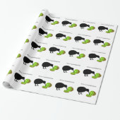 Kiwi Cannibalism Gift Wrap Cadeaupapier (Uitgerold)